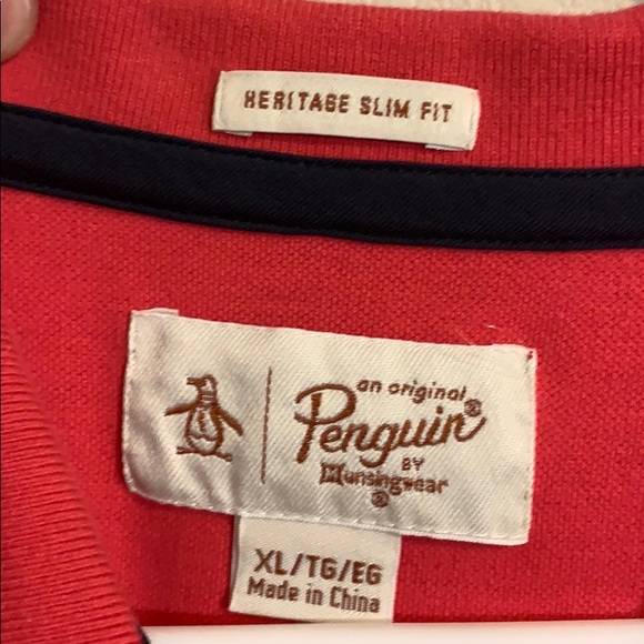 Men’s Penguin Slim Fit Polo Shirt - Picture 3 of 5